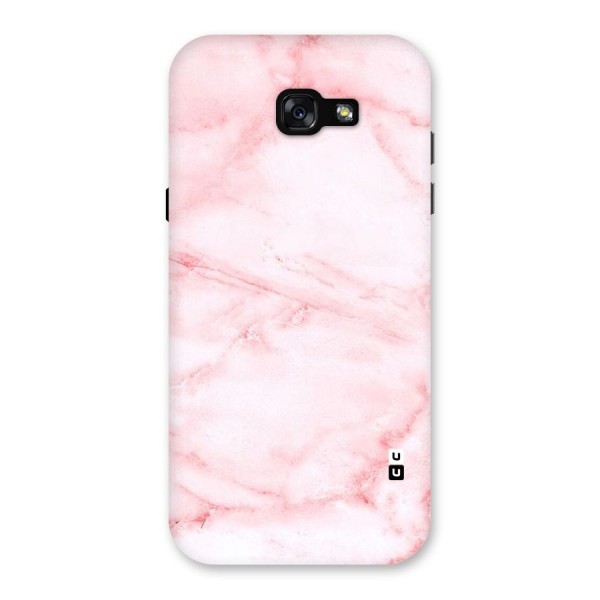 Pink Marble Print Back Case for Galaxy A7 (2017)