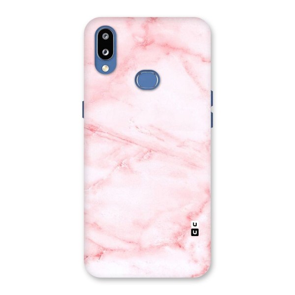 Pink Marble Print Back Case for Galaxy M01s