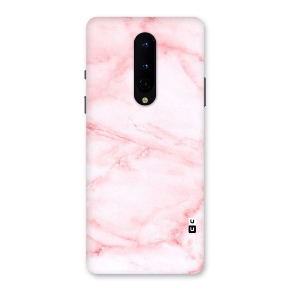 Pink Marble Print Back Case for OnePlus 8