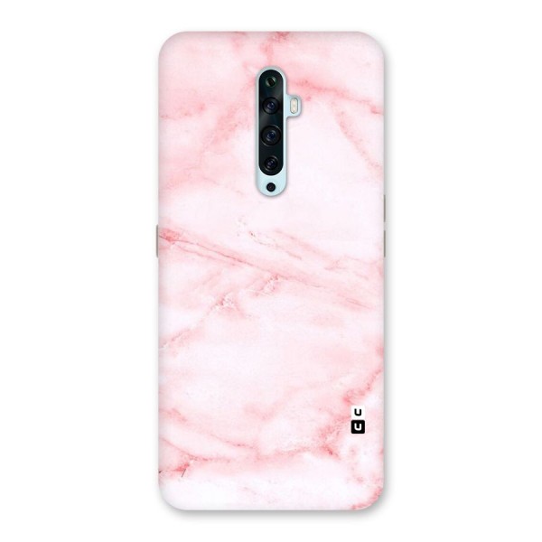 Pink Marble Print Back Case for Oppo Reno2 Z