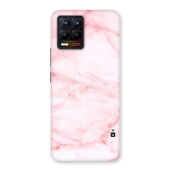 Pink Marble Print Back Case for Realme 8