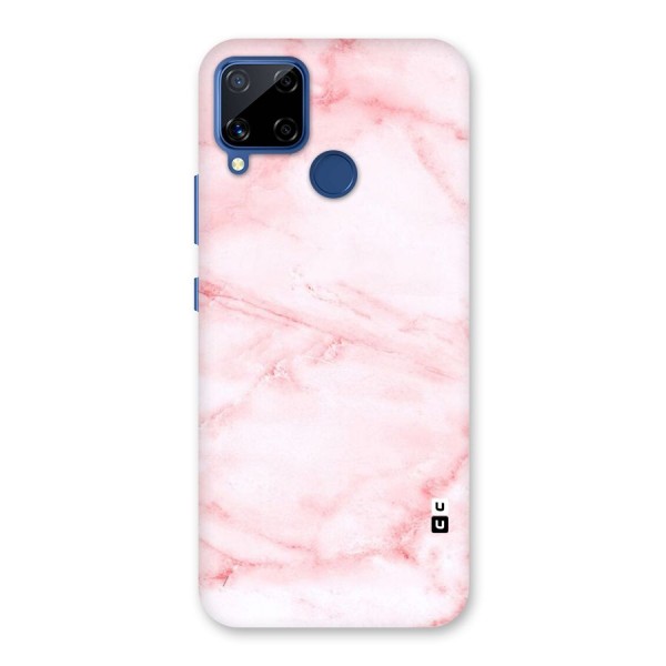 Pink Marble Print Back Case for Realme C15