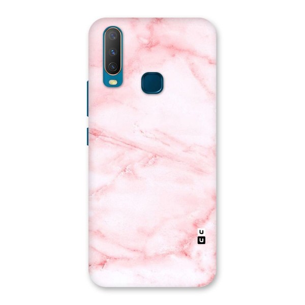 Pink Marble Print Back Case for Vivo U10