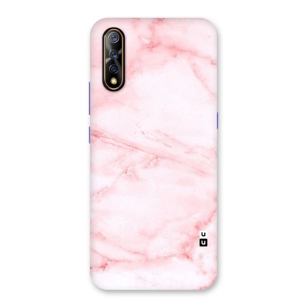 Pink Marble Print Back Case for Vivo Z1x