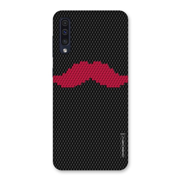 Pink Moustache Back Case for Galaxy A50