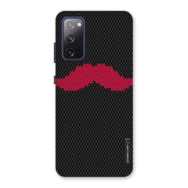 Pink Moustache Back Case for Galaxy S20 FE