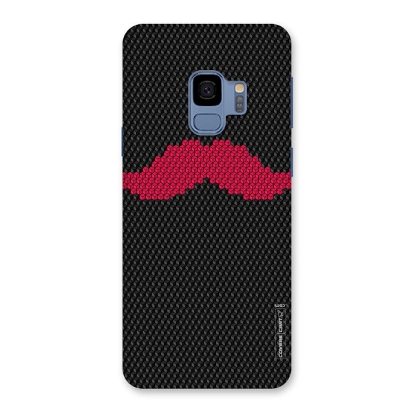 Pink Moustache Back Case for Galaxy S9