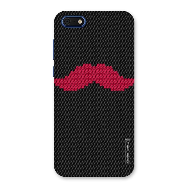 Pink Moustache Back Case for Honor 7s