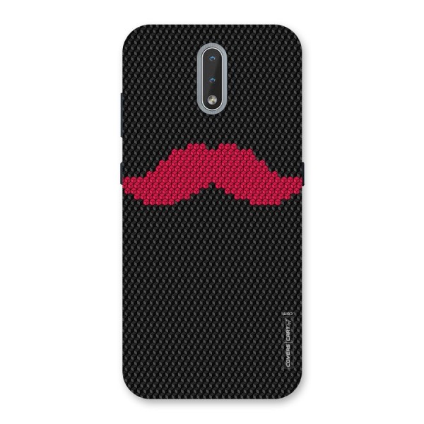 Pink Moustache Back Case for Nokia 2.3