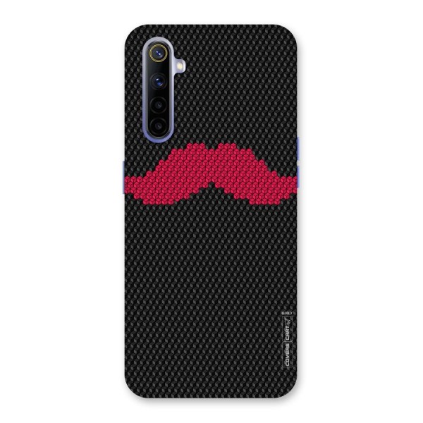 Pink Moustache Back Case for Realme 6