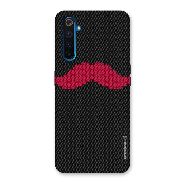 Pink Moustache Back Case for Realme 6 Pro