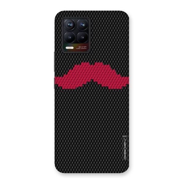 Pink Moustache Back Case for Realme 8