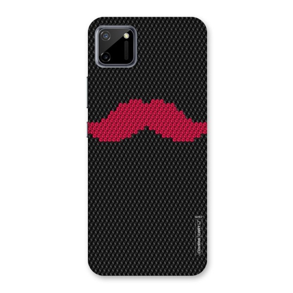 Pink Moustache Back Case for Realme C11