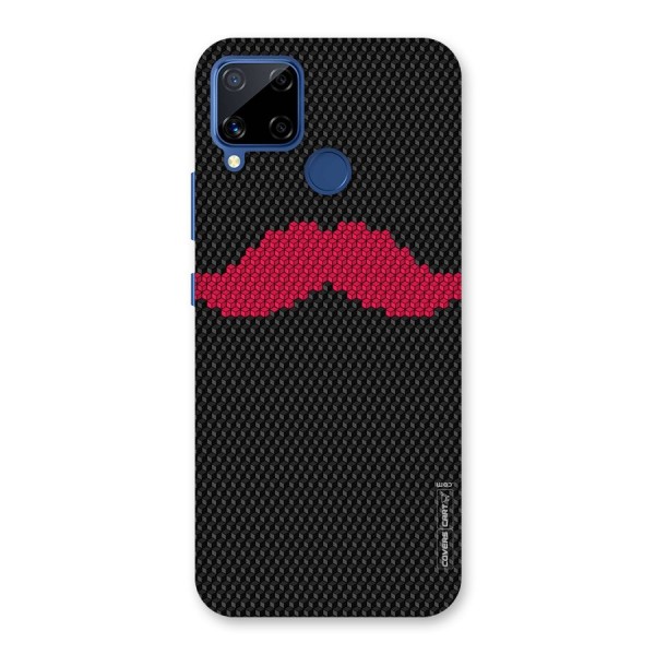 Pink Moustache Back Case for Realme C12