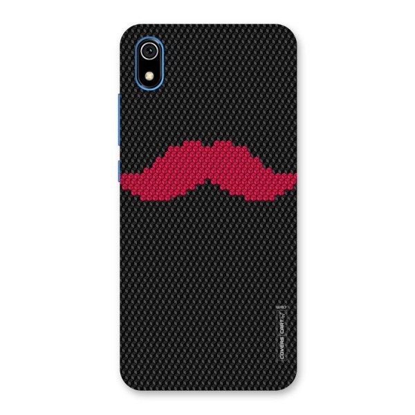 Pink Moustache Back Case for Redmi 7A