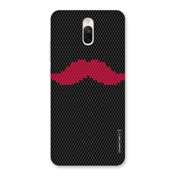 Pink Moustache Back Case for Redmi 8A Dual