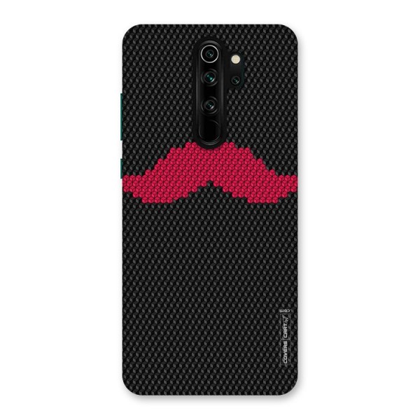 Pink Moustache Back Case for Redmi Note 8 Pro