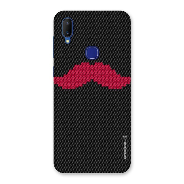 Pink Moustache Back Case for Vivo V11