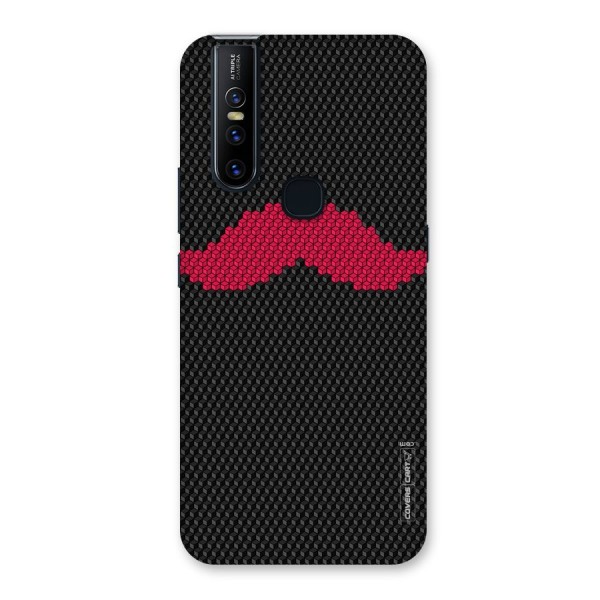 Pink Moustache Back Case for Vivo V15