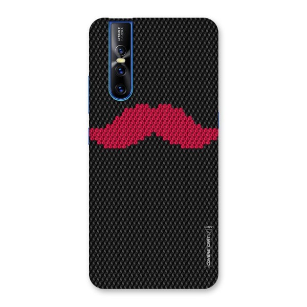 Pink Moustache Back Case for Vivo V15 Pro