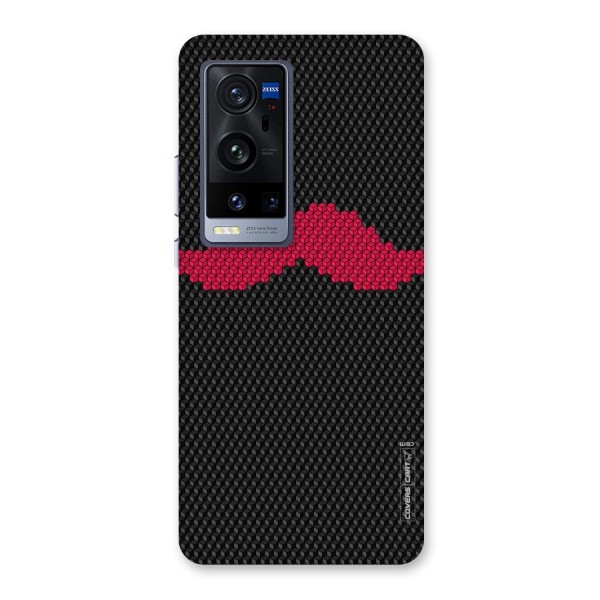 Pink Moustache Back Case for Vivo X60 Pro Plus