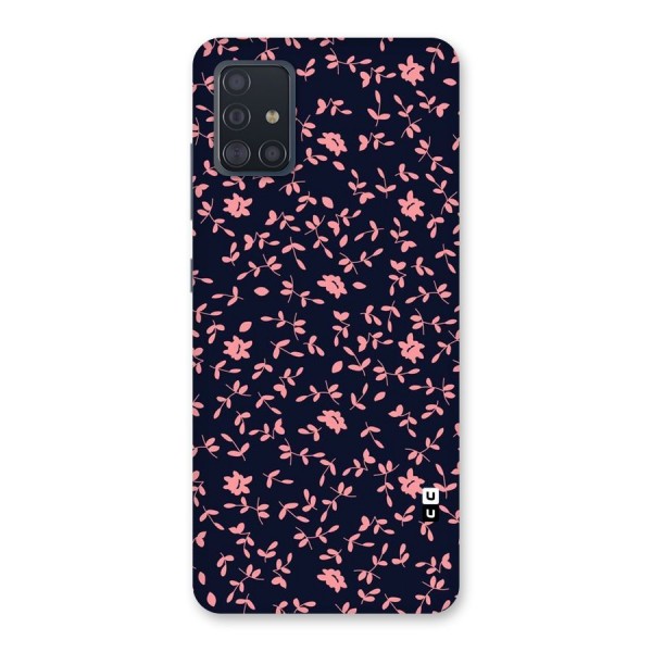 Pink Plant Design Back Case for Galaxy A51