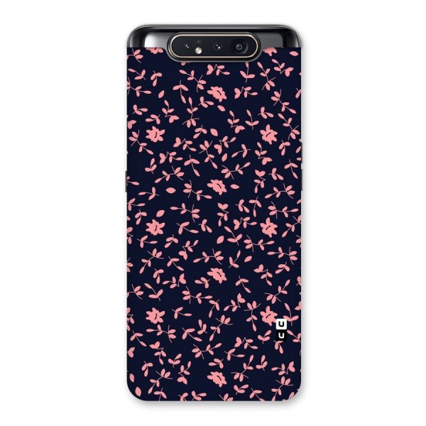 Pink Plant Design Back Case for Galaxy A80