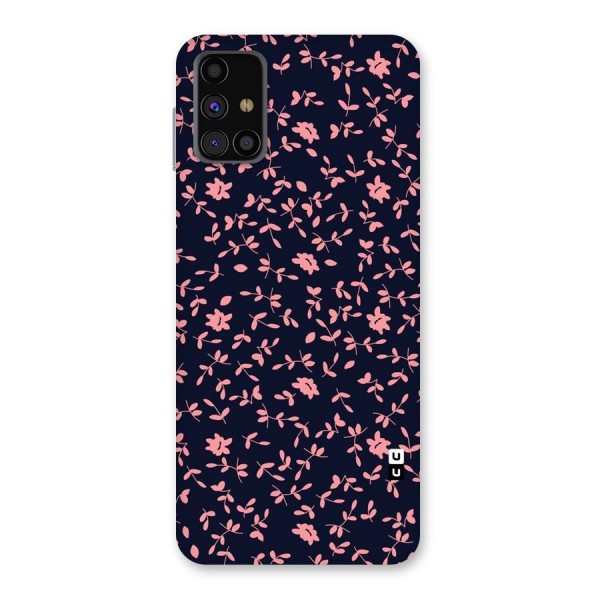 Pink Plant Design Back Case for Galaxy M31s