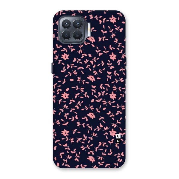 Pink Plant Design Back Case for Oppo F17 Pro