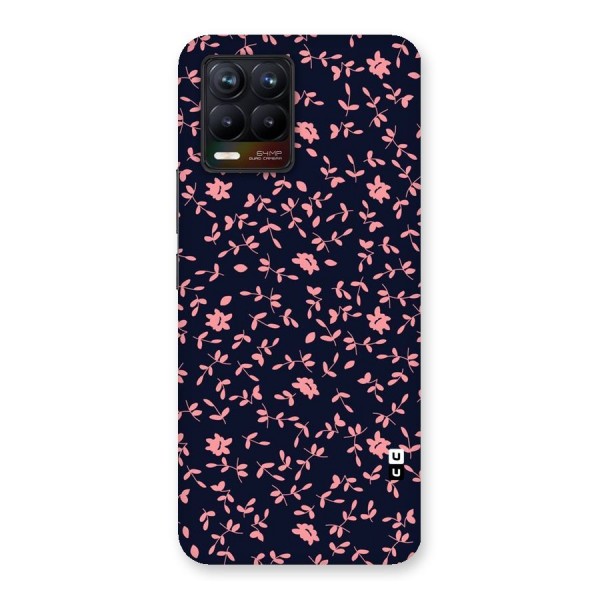 Pink Plant Design Back Case for Realme 8