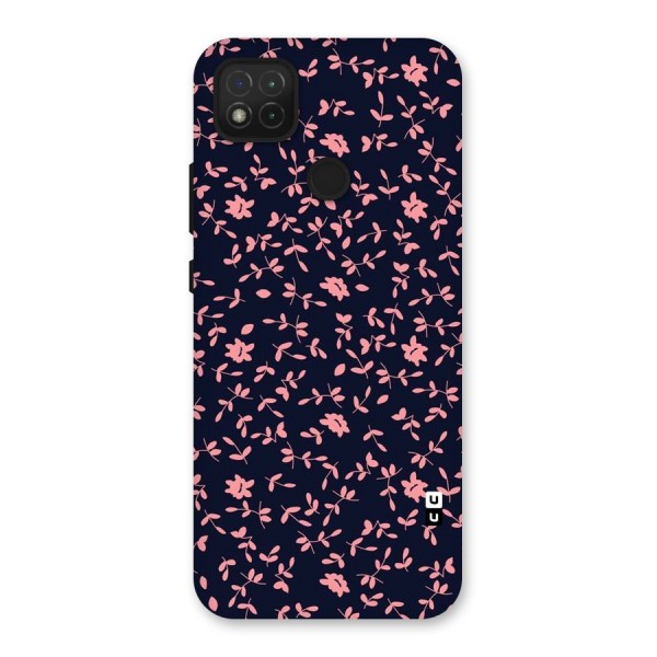 Pink Plant Design Back Case for Redmi 9