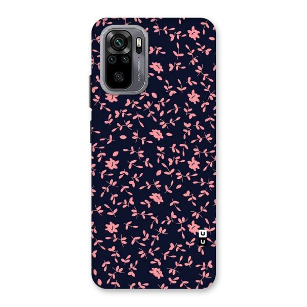 Pink Plant Design Back Case for Redmi Note 10