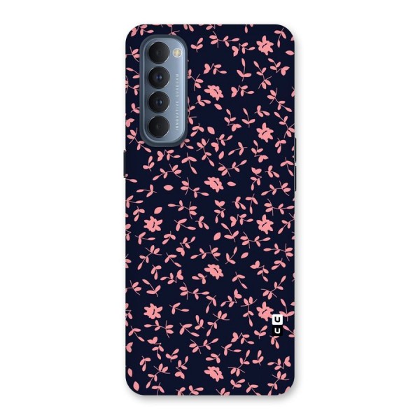 Pink Plant Design Back Case for Reno4 Pro