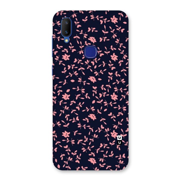 Pink Plant Design Back Case for Vivo V11