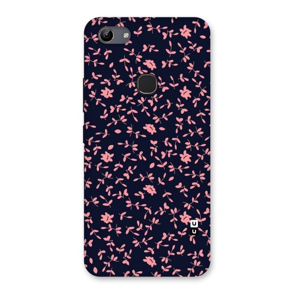 Pink Plant Design Back Case for Vivo Y81