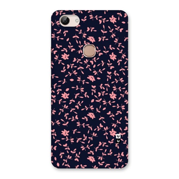 Pink Plant Design Back Case for Vivo Y83