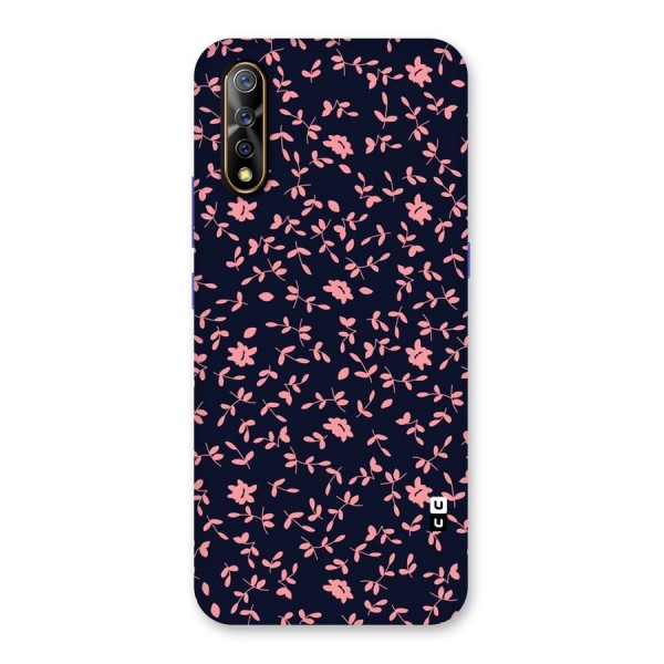 Pink Plant Design Back Case for Vivo Z1x