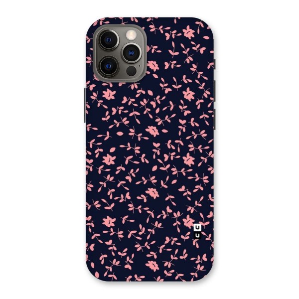 Pink Plant Design Back Case for iPhone 12 Pro