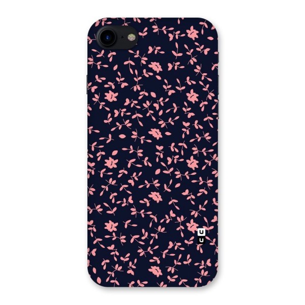 Pink Plant Design Back Case for iPhone SE 2020