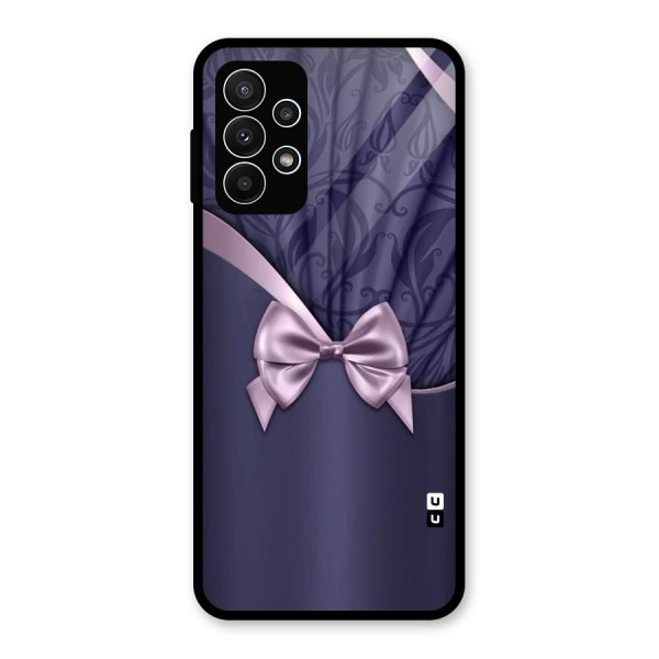 Pink Ribbon Glass Back Case for Galaxy A23