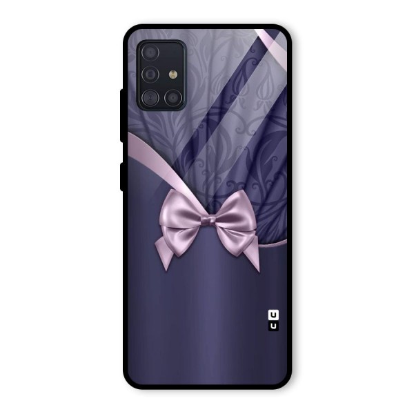 Pink Ribbon Glass Back Case for Galaxy A51