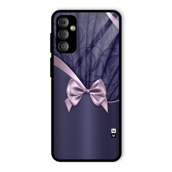 Pink Ribbon Glass Back Case for Galaxy F23