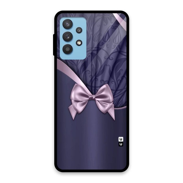 Pink Ribbon Glass Back Case for Galaxy M32 5G