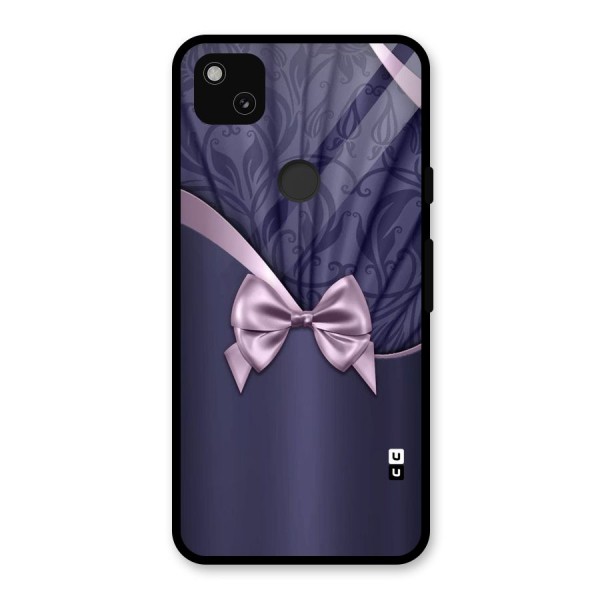 Pink Ribbon Glass Back Case for Google Pixel 4a