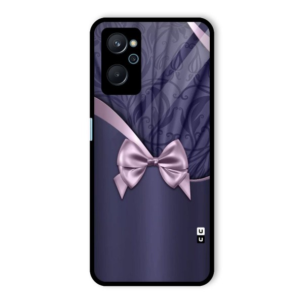 Pink Ribbon Glass Back Case for Realme 9i