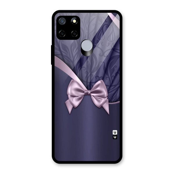 Pink Ribbon Glass Back Case for Realme C15