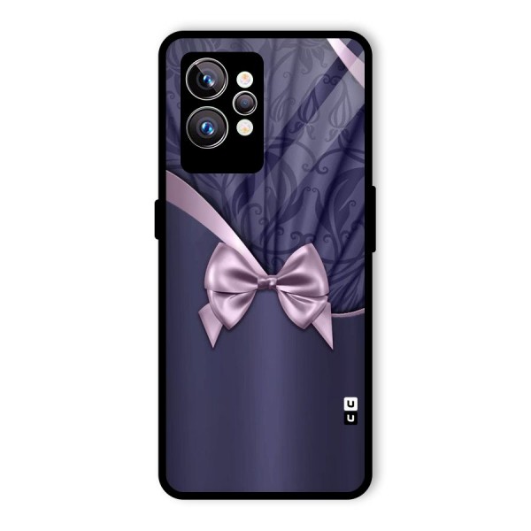 Pink Ribbon Glass Back Case for Realme GT2 Pro