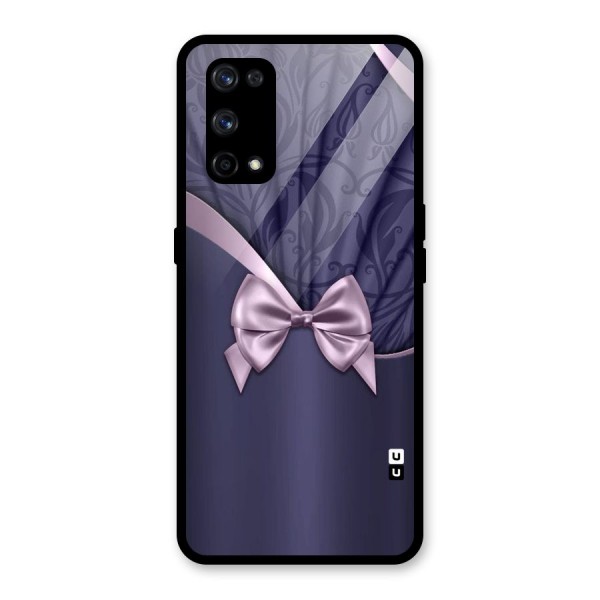 Pink Ribbon Glass Back Case for Realme X7 Pro