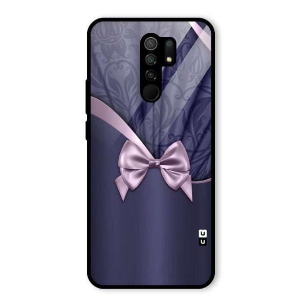 Pink Ribbon Glass Back Case for Redmi 9 Prime