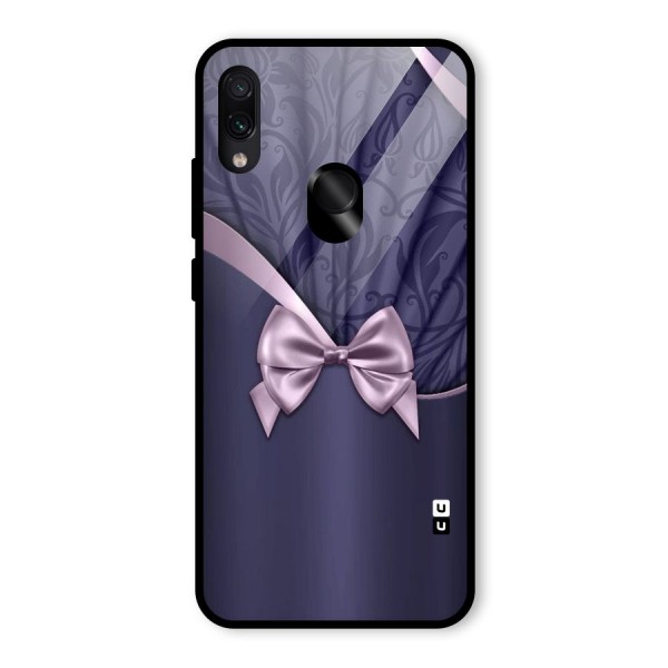 Pink Ribbon Glass Back Case for Redmi Note 7